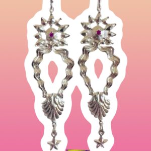 Speakeasy Earrings/Ruby