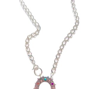 Lucky Horseshoe Neckpiece/MADE TO ORDER