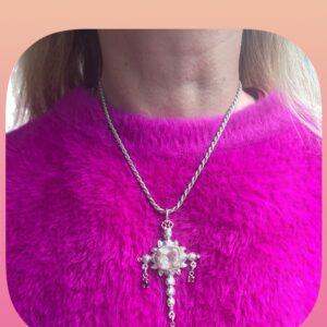 Order of the Radiant  Burdens Cross Pendant